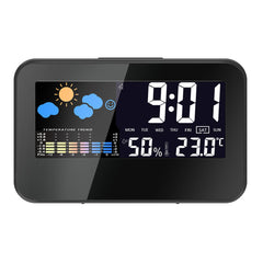 Digital Weather Station: Thermometer, Hygrometer, Alarm Clock with Smart Sound Control