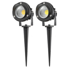 10W LED COB Rasenlicht - Wasserdichte Gartenstrahler für den Außenbereich, Yard Spike Landschaftslampe AC85-265V