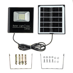 10W Solar Power 36LED Flood Light - Outdoor Garden Security Lamp with Remote Control