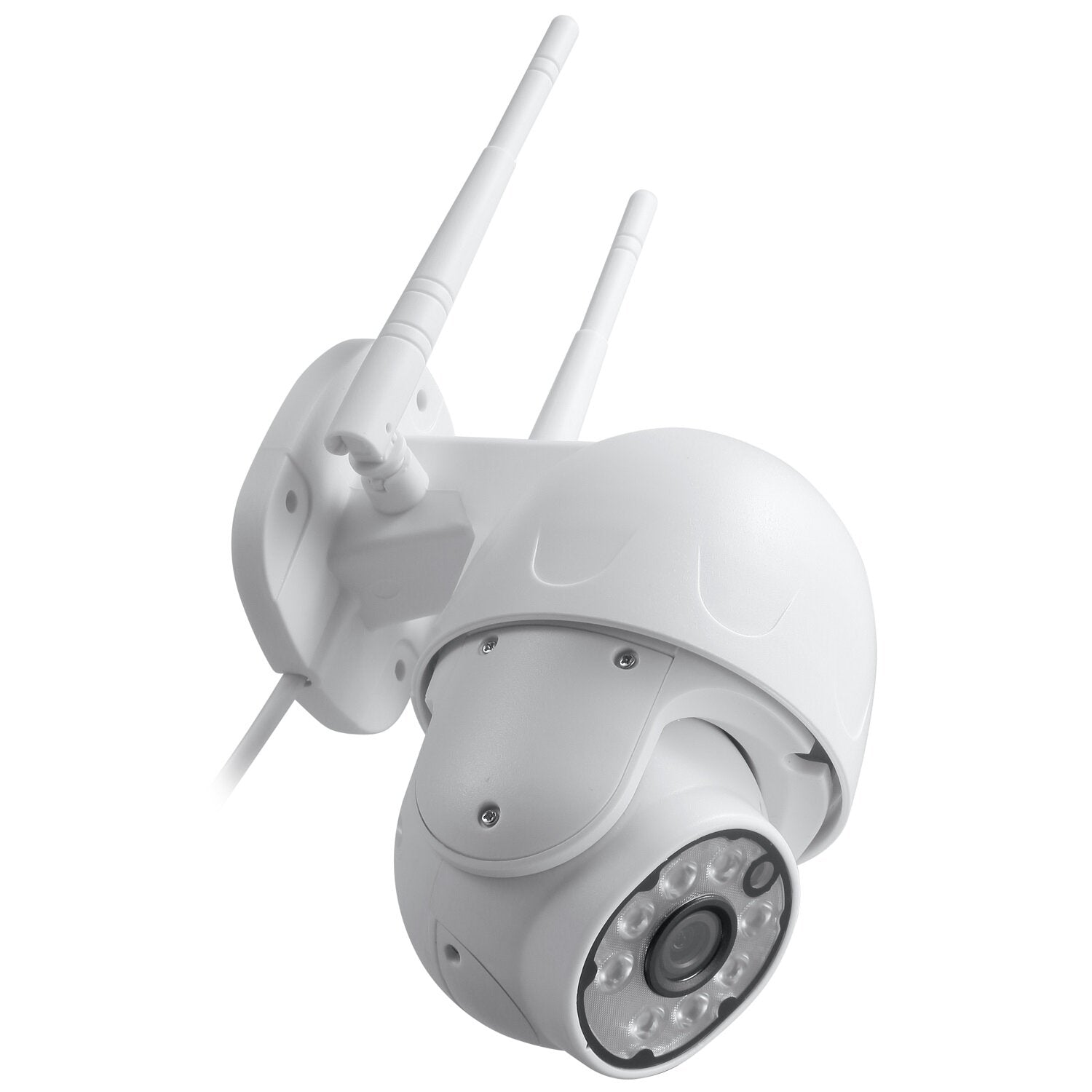 4MP HD WiFi IP Camera: AI Human Tracking, PT, IP66 Waterproof, TF Card Storage, Color Night Vision, Home Security