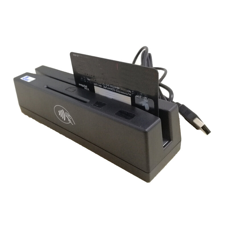 4-in-1 Magnetic Stripe Credit Card EMV IC Chip RFID PSAM Card Reader/Writer Duplicator