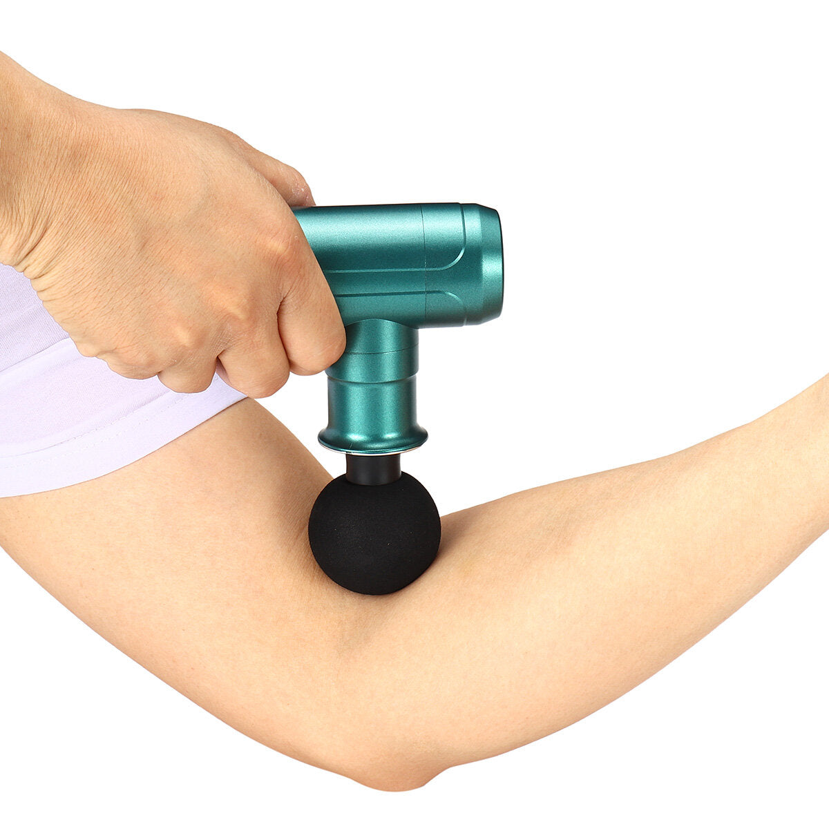 Mini Electric Muscle Massage Gun - 3200r/min Deep Tissue Percussion Pain Relief, 4 Heads Included