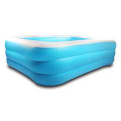 Inflatable Baby Bathtub with Pump - Portable, Collapsible, Thick Air Swimming Pool and Shower Basin