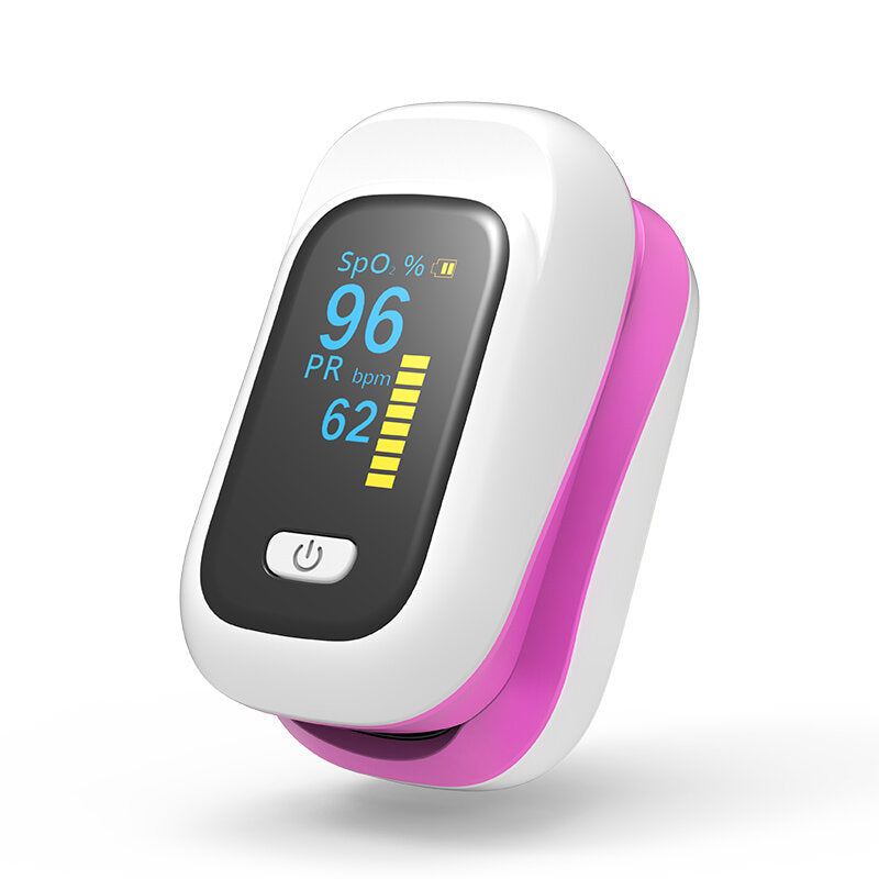 Mini OLED Finger-Clamp Pulse Oximeter - Home Health Blood Oxygen Saturation Monitor