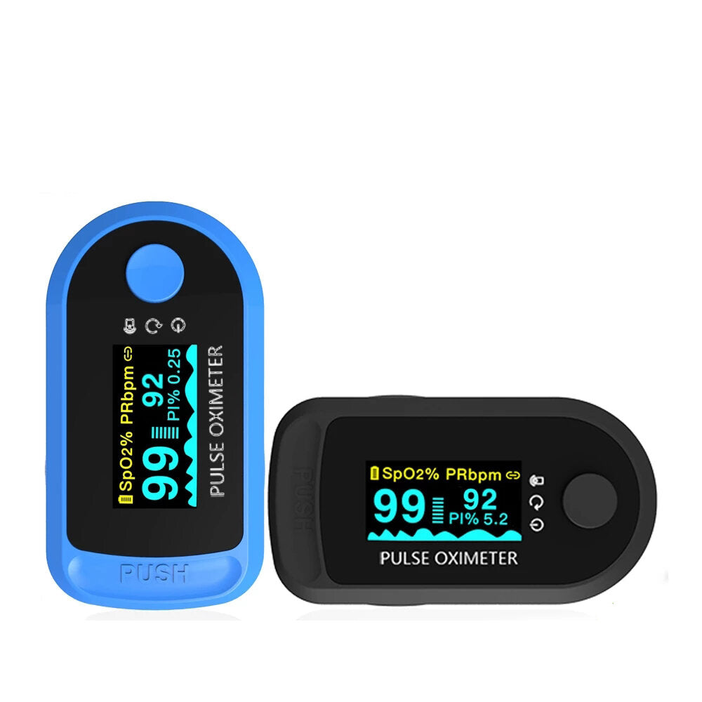 Bluetooth Pulse Oximeter with Sleep Monitoring, Data Recording, SpO2, PR, PI - Compatible with Android & iOS