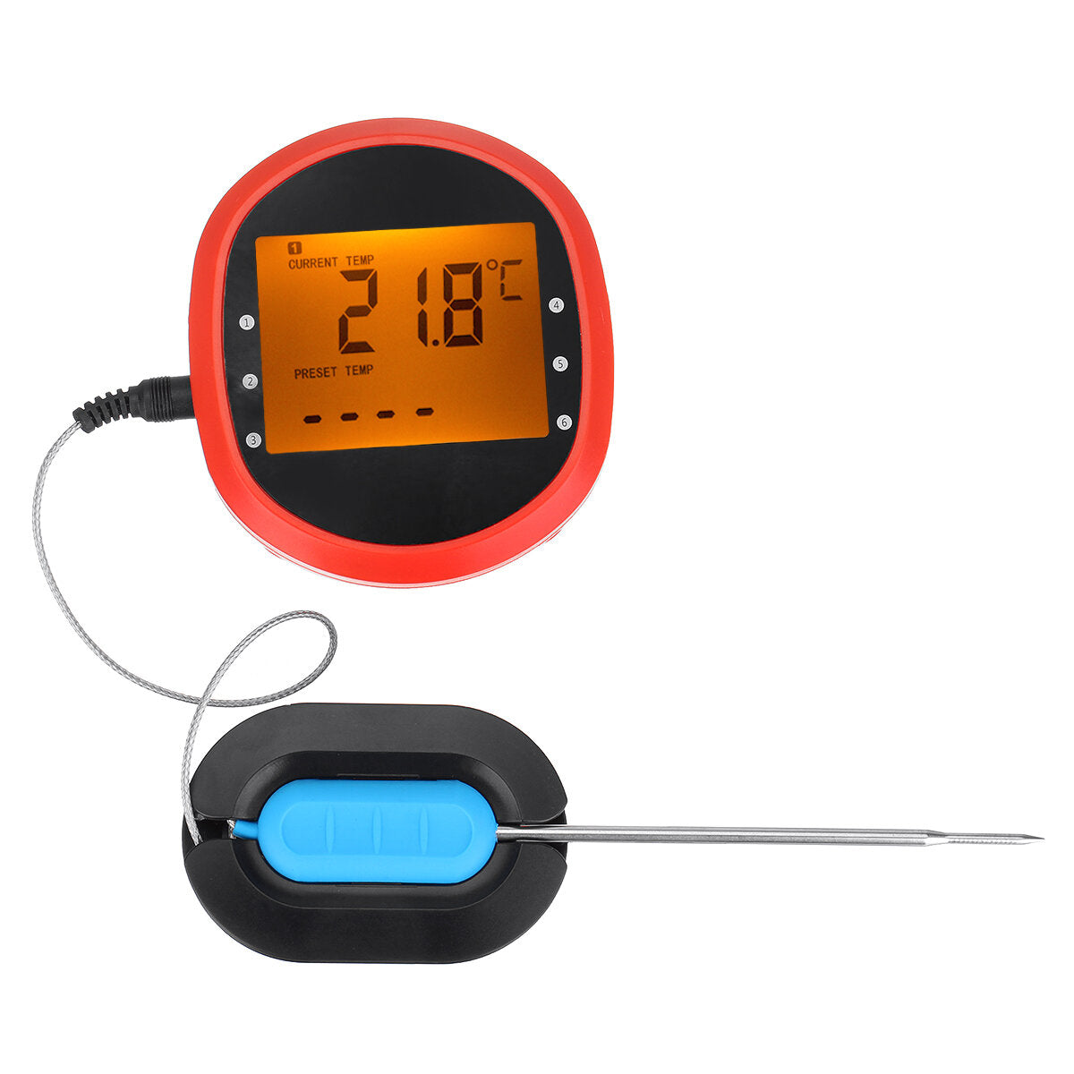 Bluetooth Wireless Cooking Thermometer for Kitchen, Oven, Grill, and BBQ