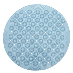 55cm Non-slip Round Bathroom Mat - Safety Shower Massage Pad with Drainage Suction Cups