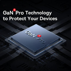 [GaN Tech] GaN5 Pro 100W 2-Port USB PD Ladegerät Schnellladeadapter EU-Stecker + 1M Kabel