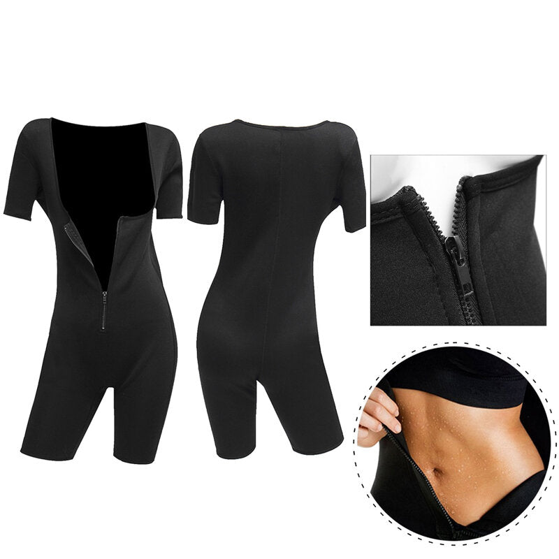 Comfortable One-Piece Shapewear with Zipper, Belly Support, and Bra - Breathable Women's Corset