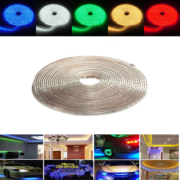 13M Waterproof IP67 SMD 3528 LED Strip Light, 780 LEDs, 45.5W, Outdoor Christmas Party, AC 220V