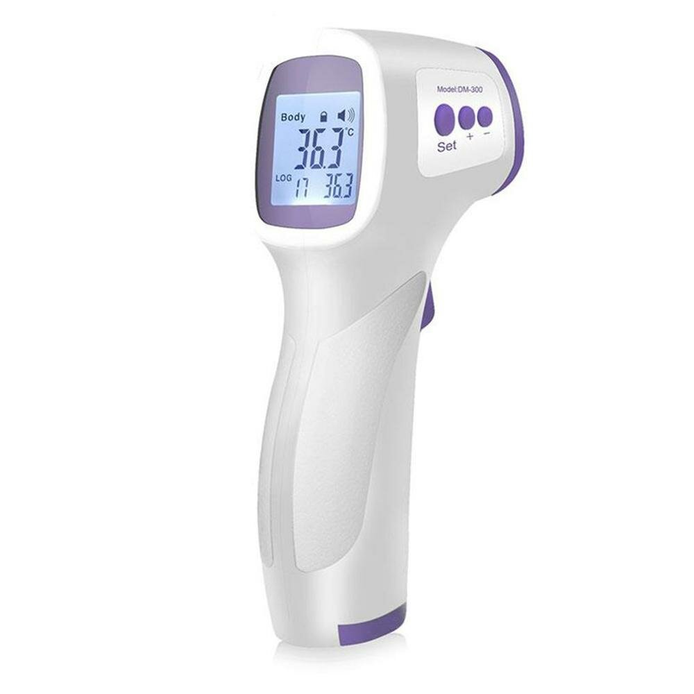 Non-Contact Infrared Forehead Thermometer - Digital LCD, C/F, Baby & Body Temperature Measurement Tool