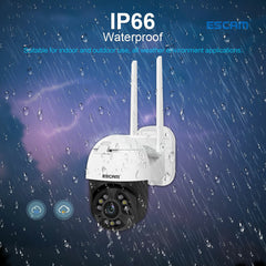 5MP PTZ Wireless IP Camera, 5x Optical Zoom, WIFI, Dual-light, Humanoid Detection, Two-way Voice, Night Vision, ONVIF