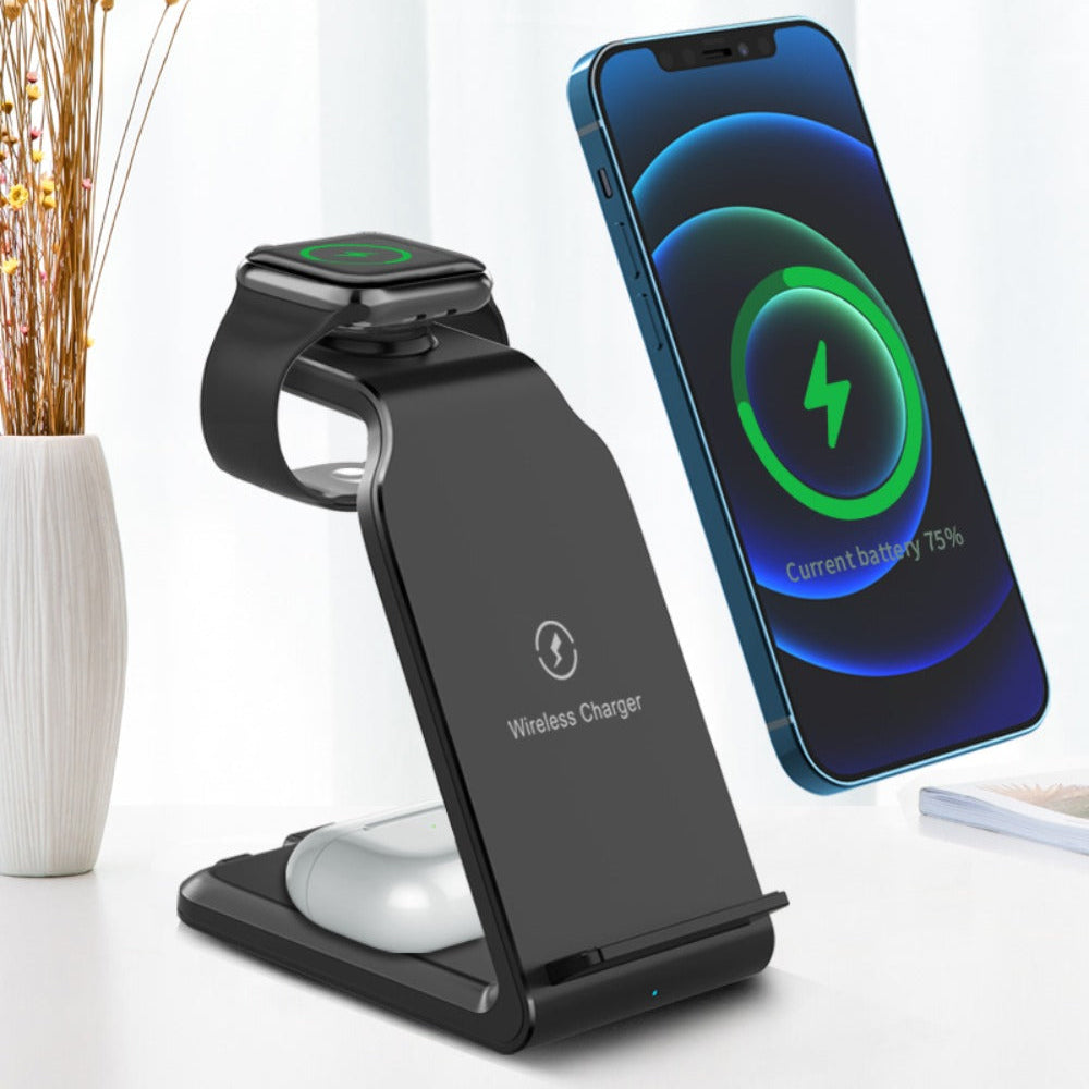 Fast Wireless Charger Stand for iPhone, Samsung, Huawei, Oppo, AirPods, Apple Watch