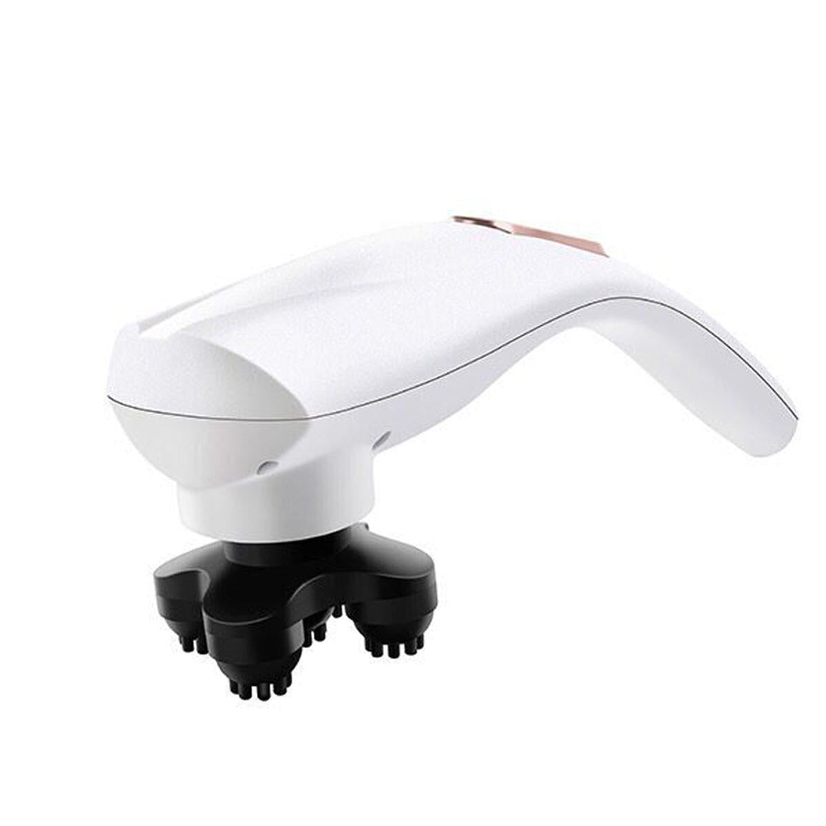 220V Cordless Electric Handheld Vibrating Massager, 2000mAh, 6 Heads for Shoulder, Neck, Waist, Back Massage