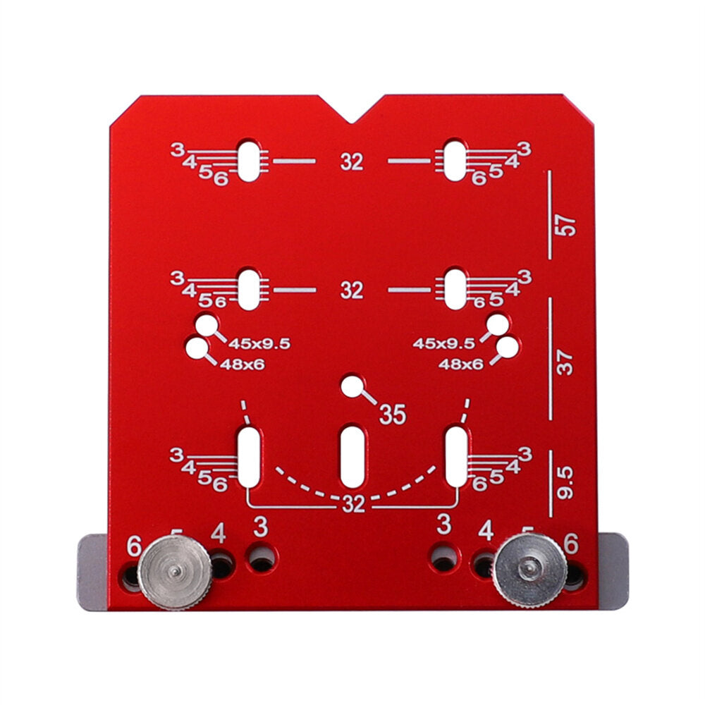 Adjustable Cabinet Hinge Jig - 35mm Drill Guide for 45mm & 48mm Concealed Hinges Installation