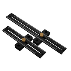Aluminum Alloy T-Ruler for Woodworking - 180/280mm Metric Marking Tool