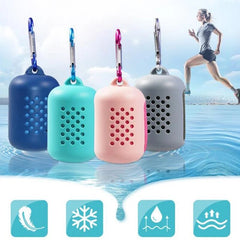 Portable Quick-Dry Microfiber Towel - Cooling Face Towel for Gym & Swimming