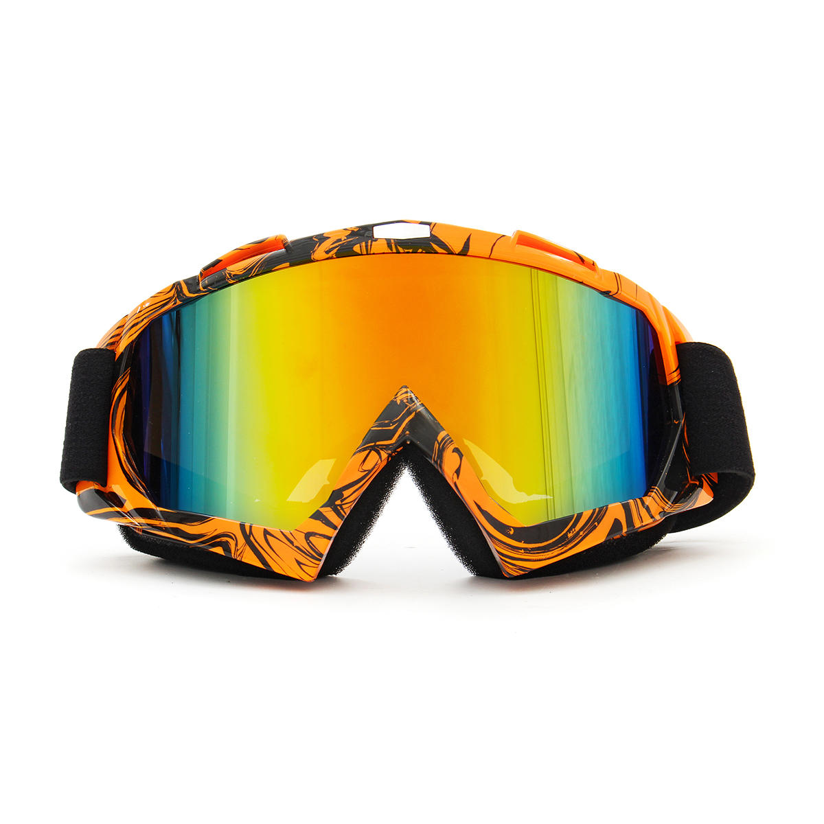 Detachable Motorcycle Ski Goggles - UV Protection, Anti-Radiation, Windproof Riding Glasses