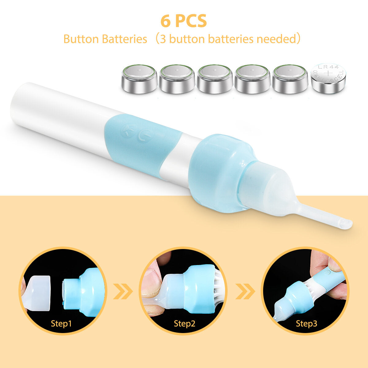 Electric Ear Suction Cleaner - Safe and Effective Ear Scoop Tool