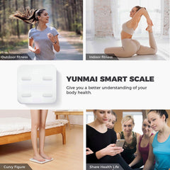 Bluetooth Smart Scale for Body Weight - Digital BMI Bathroom Scale