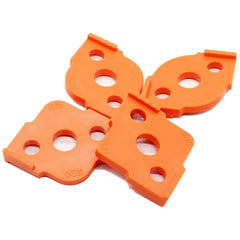 4pcs Woodworking Router Corner Templates Jig - High Hardness ABS R Angle Routing Curved Corner Milling Tool