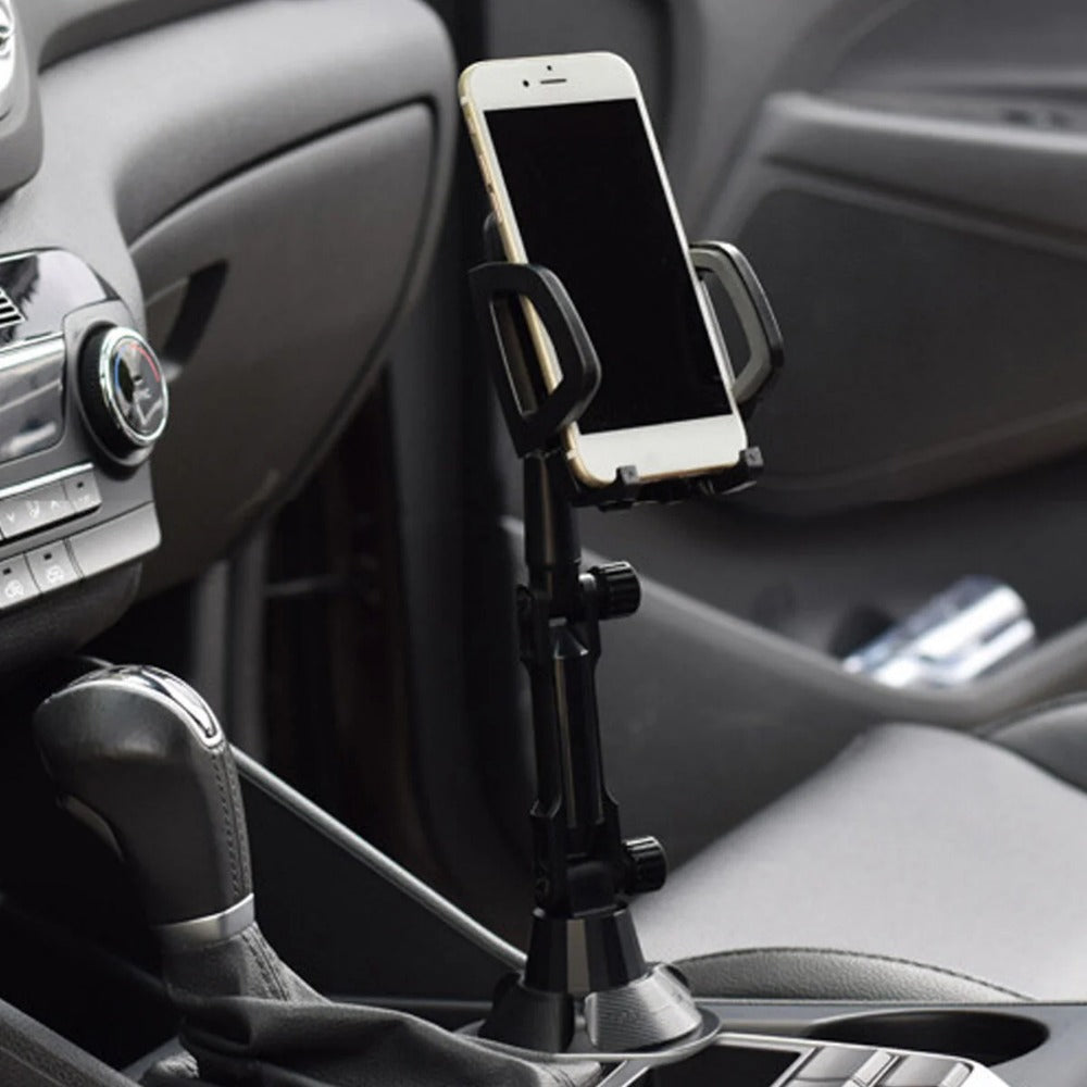 Universal 360 Degree Rotation Car Phone Mount with Gooseneck Cup Holder for 5-9.5cm Phones