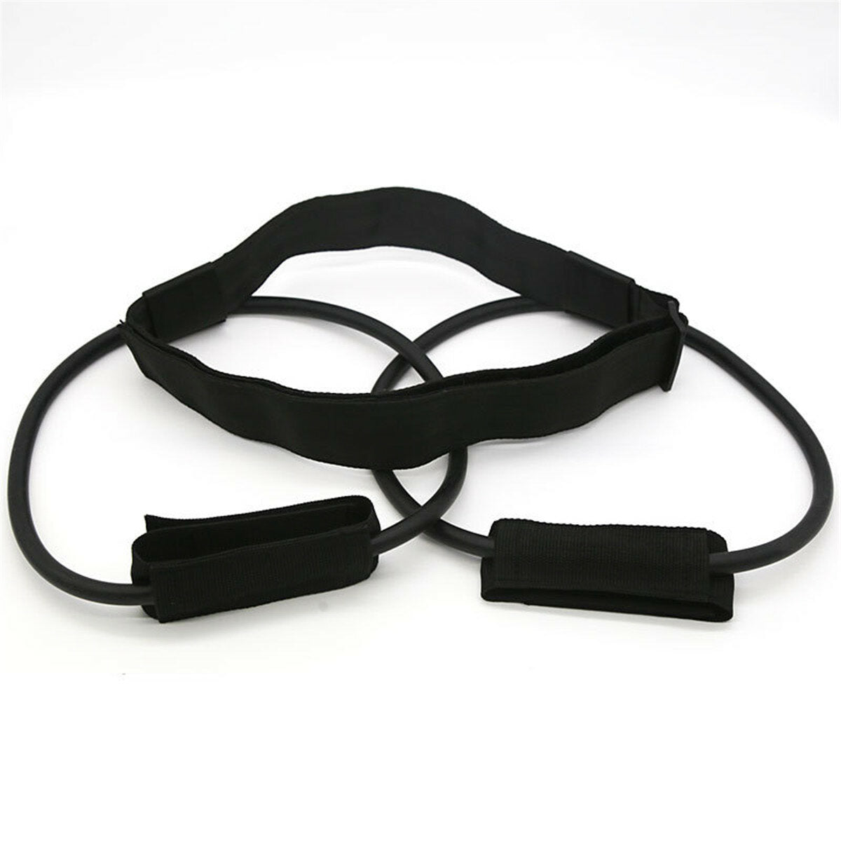 Adjustable Latex Resistance Band for Exercise, Fitness, Yoga, Pilates, and Gym Workouts