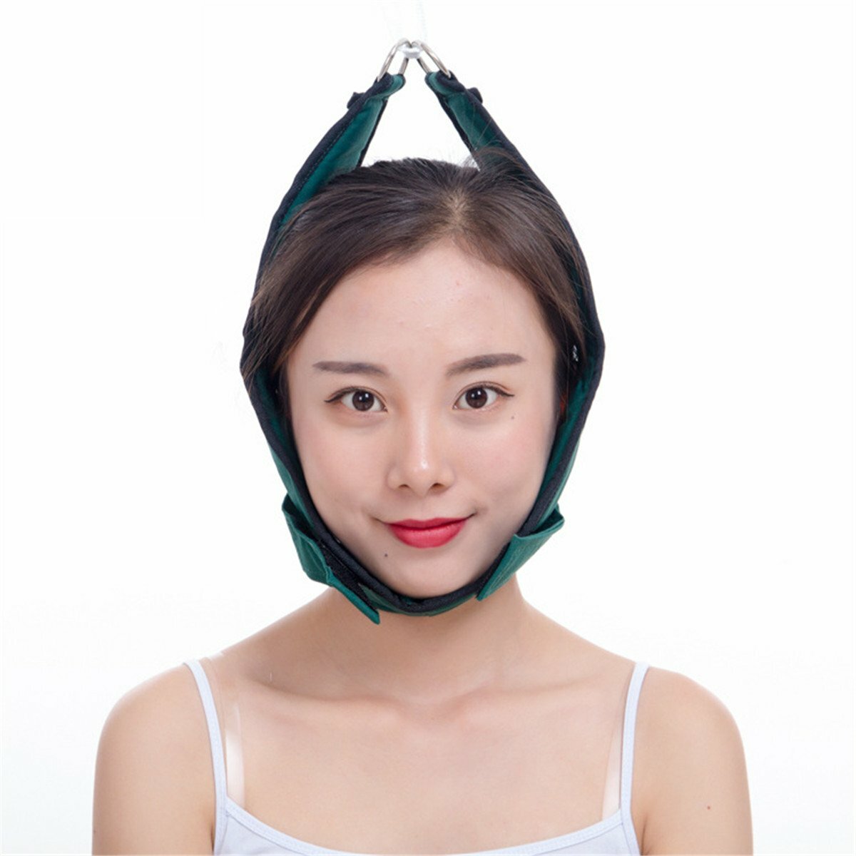 Adjustable Cervical Traction Belt for Head, Neck, and Shoulder Pain Relief