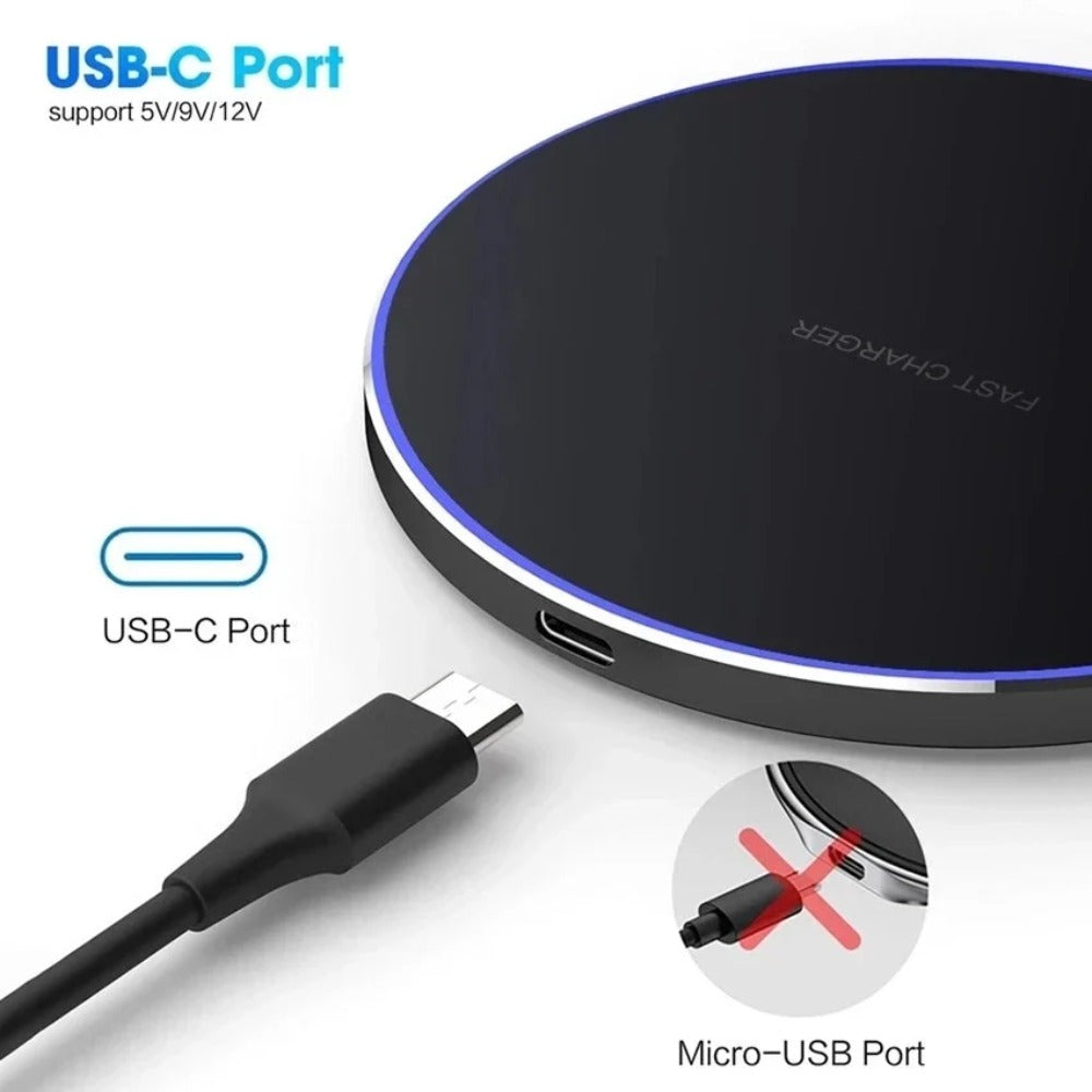 200W Fast Wireless Charger Pad for iPhone, Samsung, Xiaomi, Huawei