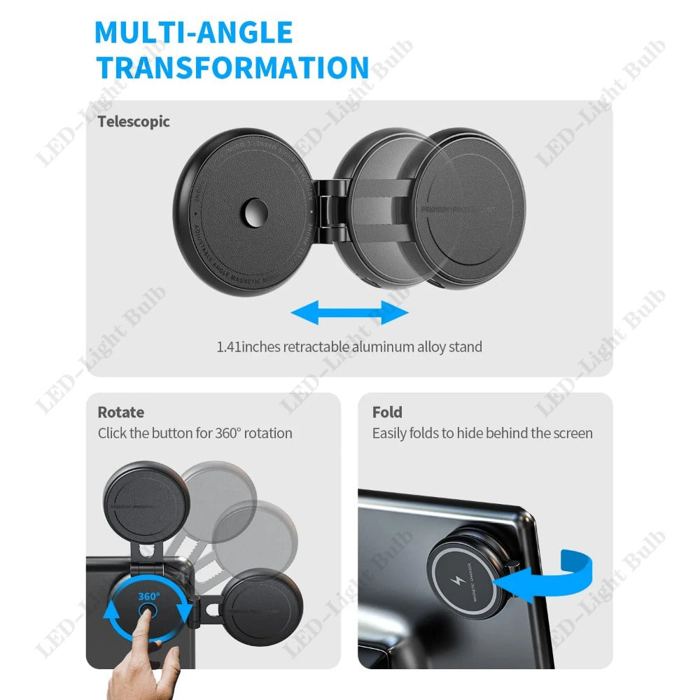 Tesla Autohalterungsladegerät - 15 W magnetisches kabelloses Schnellladegerät für iPhone 14/13/12