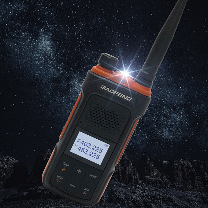 1500mAh Handheld Walkie Talkie UV Dual Band High Power Waterproof Drop Resistant LED Flashlight Outdoor Two-Way Radio