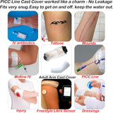 Waterproof Arm Shower Cover - Chemotherapy & Wound Protection Sleeve for Safe Showering