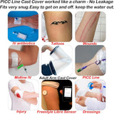 Waterproof Arm Shower Cover - Chemotherapy & Wound Protection Sleeve for Safe Showering