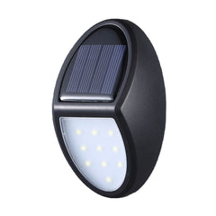 10 LED Solar Power Wall Light - Waterproof Outdoor Garden Yard Pathway Lamp