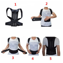 Adjustable Back Support Belt - Posture Corrector for Shoulder, Lumbar, and Spine Protection