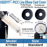 Waterproof Arm Shower Cover - Chemotherapy & Wound Protection Sleeve for Safe Showering