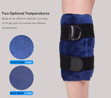 Large Flexible Gel Ice Pack & Wrap with Straps for Hot/Cold Therapy - Pain Relief for Shoulder, Back, Knee, and Hip