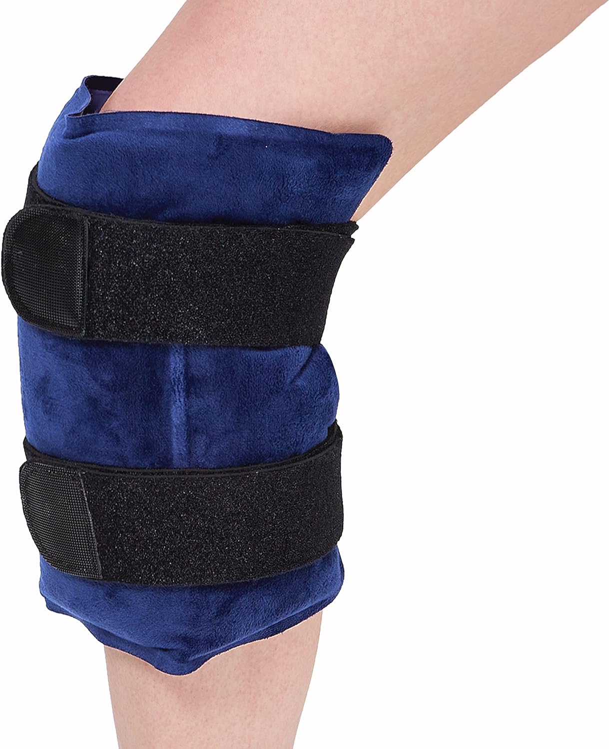 Large Flexible Gel Ice Pack & Wrap with Straps for Hot/Cold Therapy - Pain Relief for Shoulder, Back, Knee, and Hip