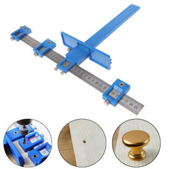 Woodworking Drill Punch Locator Jig Drill Guide Cabinet Handle Knob Template Locator Hole Punch Tool