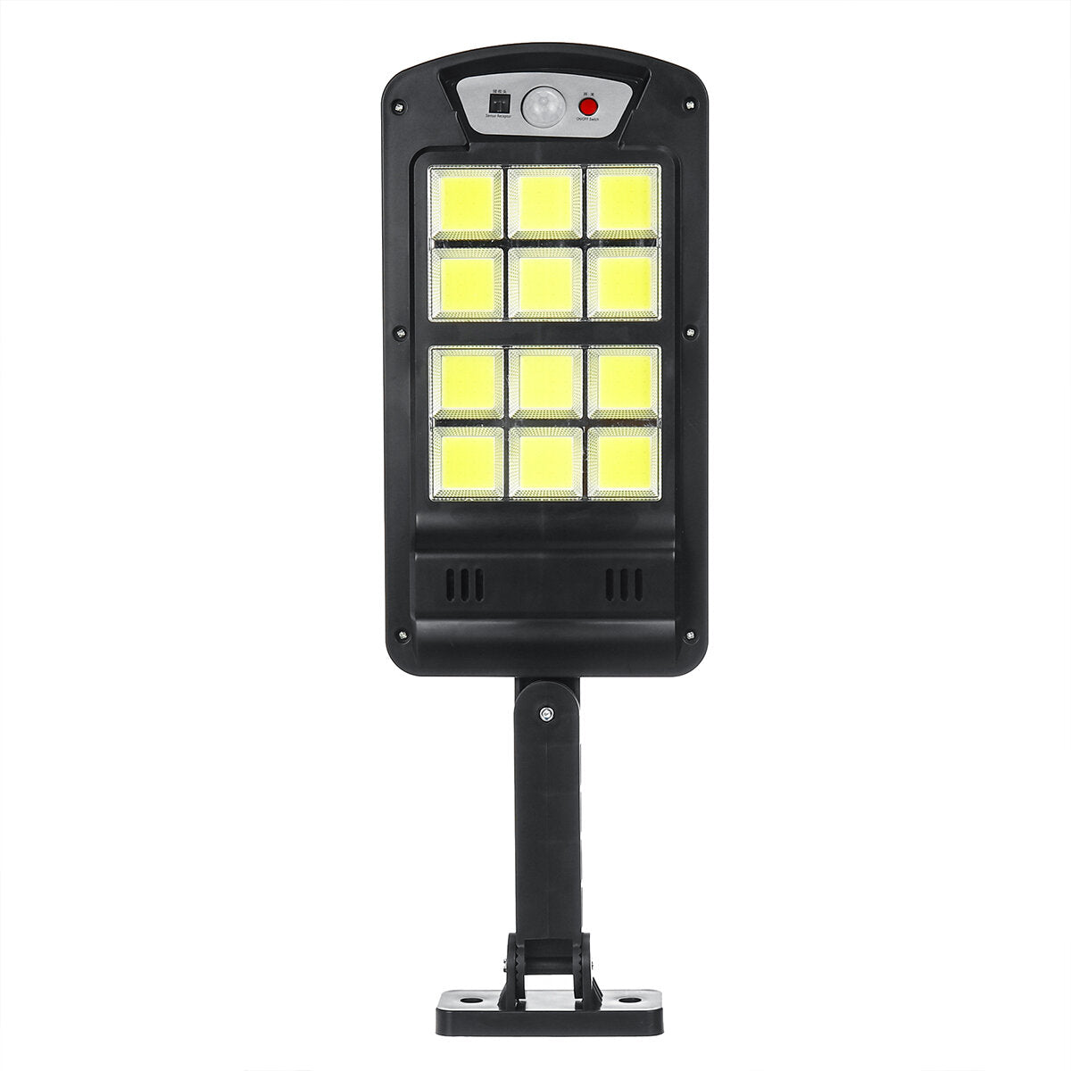 12-Sided Solar Outdoor Garden Light with Remote Control & Motion Sensor for Street Lighting