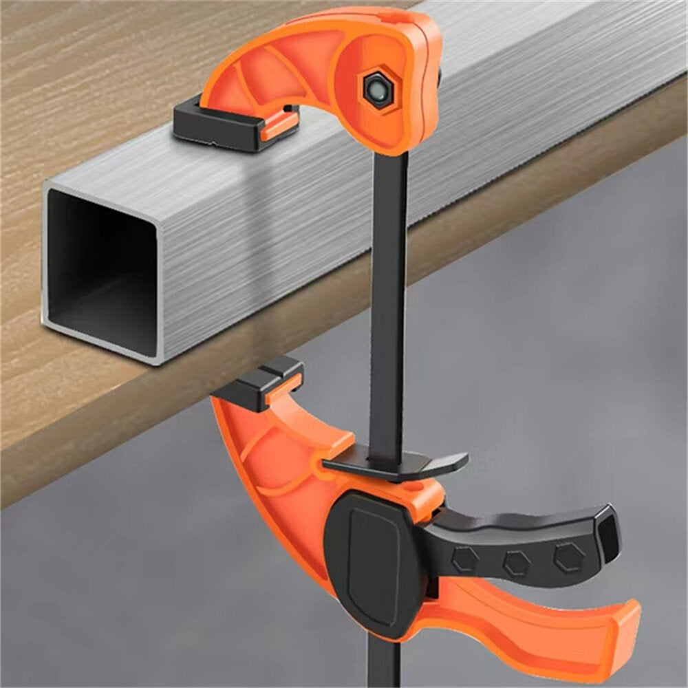 6" Quick Lock F Clamp - Heavy Duty Woodworking Bar Clamp Kit for Secure and Efficient Clamping