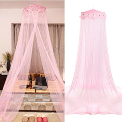Queen Size Foldable Canopy Mosquito Net for Home - Dome Bed Protection