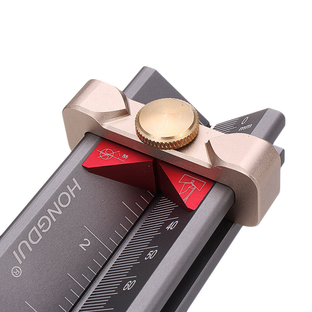 3-in-1 Multifunction Measuring Gauge - Drill Depth Stop & Angle Gauge for Woodworking