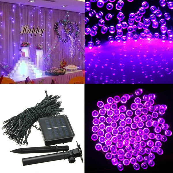 200 LED Solar Powered Fairy String Lights - Garden Party & Christmas Decor