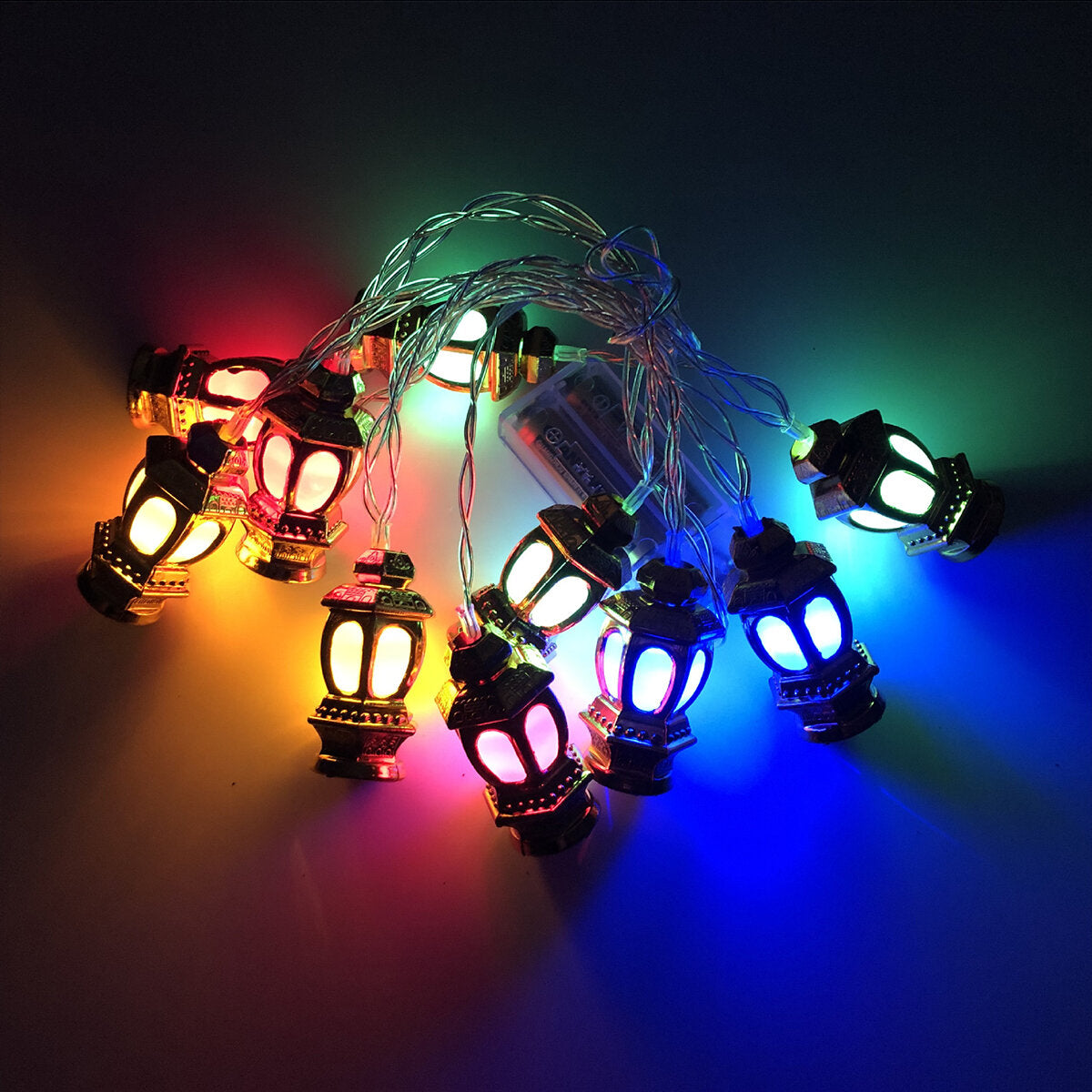 1.65m Multicolored LED Fairy Lights - Lantern RO Palace Lamp for Party & Home Decor