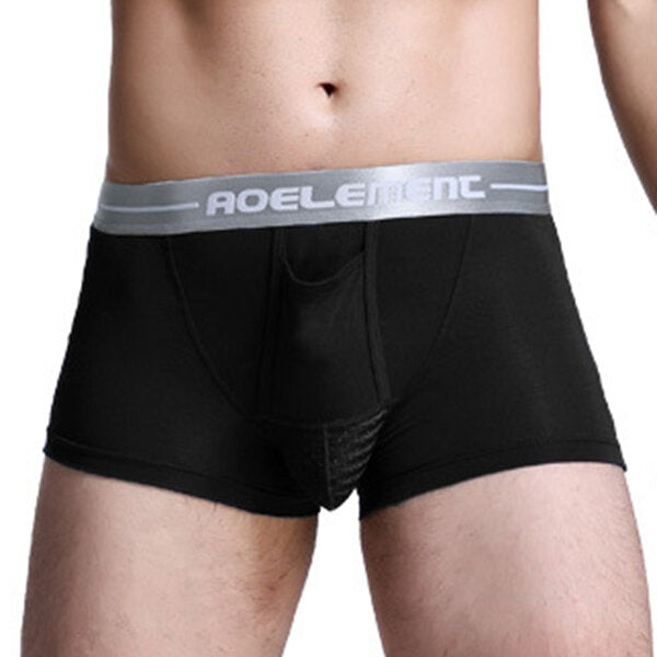 Men's Modal U-Convex Separation Boxers Briefs - Health Care Casual Underwear