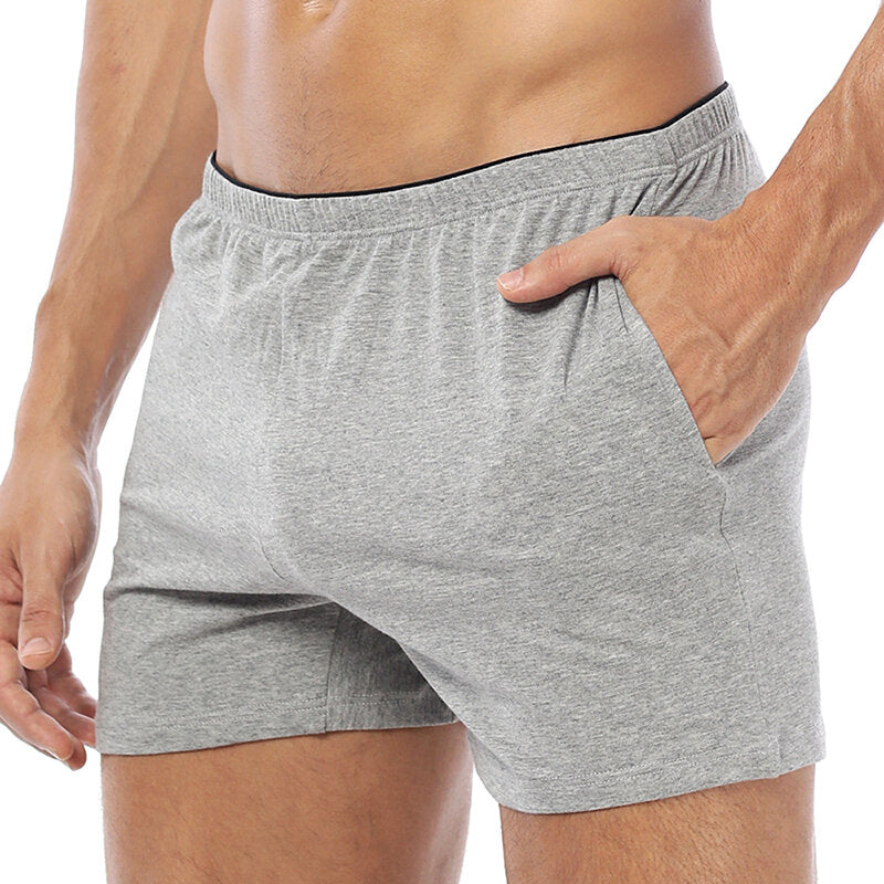 Bequeme Arrow-Hose aus Baumwolle für Herren – Shorts für Sport, Freizeit, Zuhause, Loungewear, Nachtwäsche