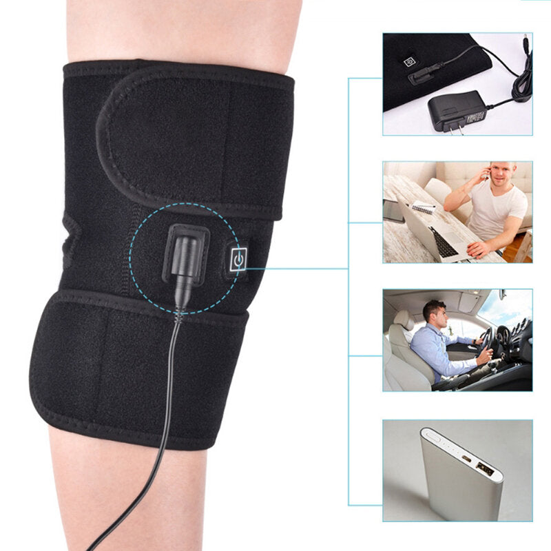 10W Far Infrared Heating Knee Massager with Thermal Vibration Physiotherapy