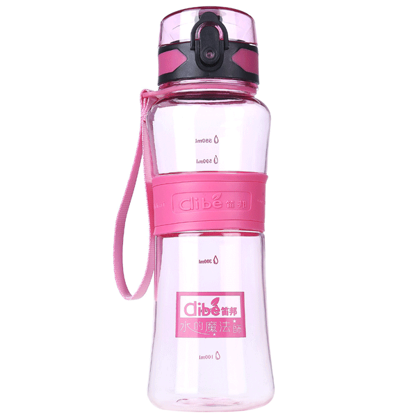 Leak-proof High Capacity Sport Water Bottle with Seal Nozzle, Cover, and Filter for Bicycle Travel