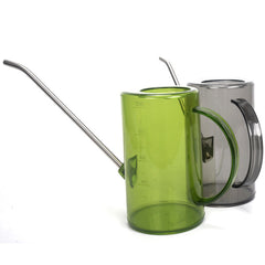 1L Long Mouth Watering Pot with Stainless Steel Tube - Garden Spout Plant Tool